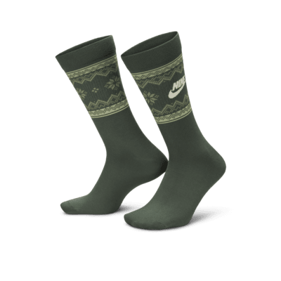 Nike Everyday Essentials Fair Isle Crew Socks 1 Pair Nike VN